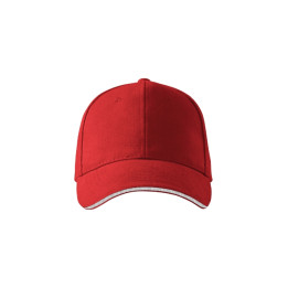 Casquette unisex Sandwich 6P 306 - rouge