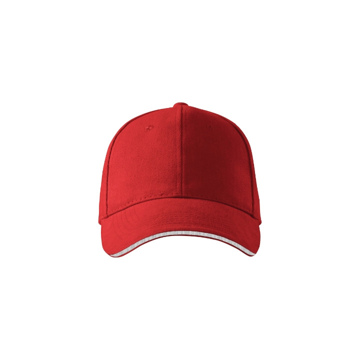 Casquette unisex Sandwich 6P 306 - rouge