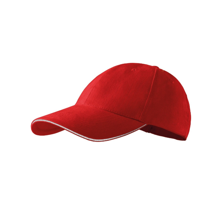 Casquette unisex Sandwich 6P 306 - rouge