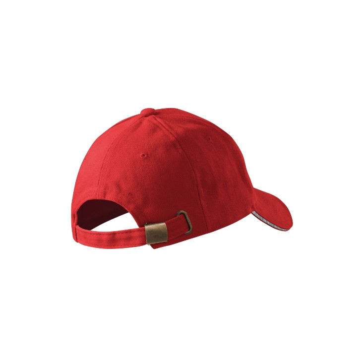 Casquette unisex Sandwich 6P 306 - rouge