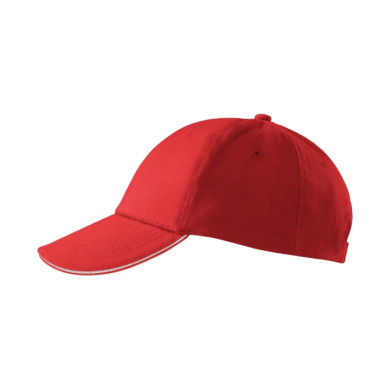 Casquette unisex Sandwich 6P 306 - rouge