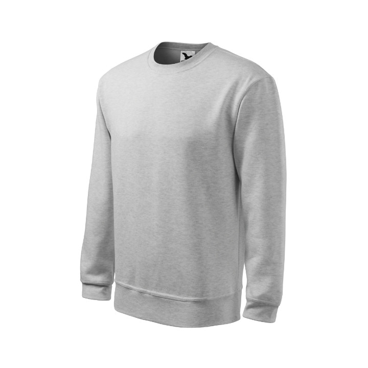 Sweatshirt homme/enfant Essential 406 - gris chiné clair