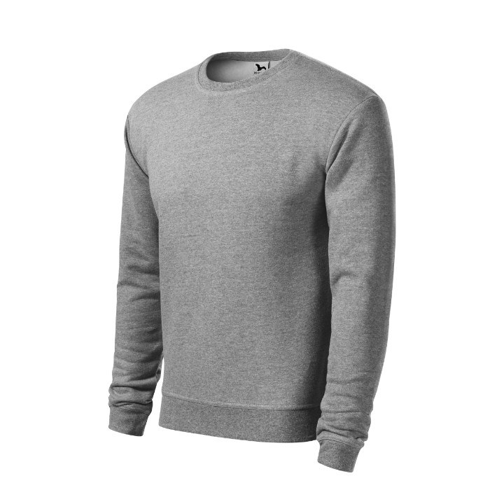 Sweatshirt homme/enfant Essential 406 - gris chiné foncé