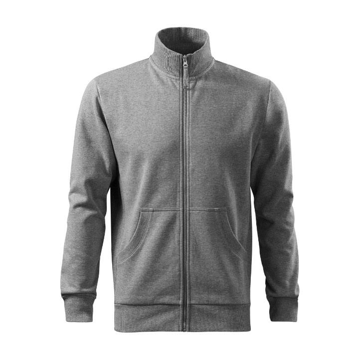 Sweatshirt homme Adventure 407 - gris chiné foncé