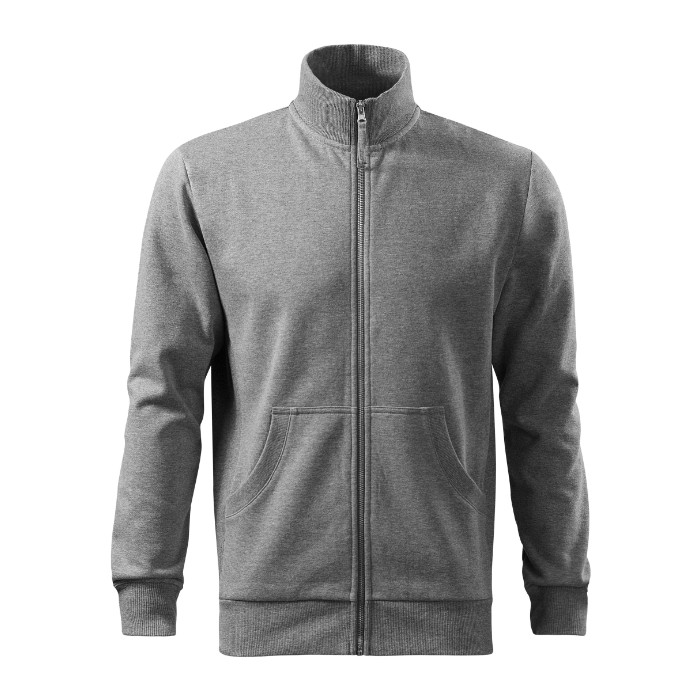 Sweatshirt homme Adventure 407 - gris chiné foncé
