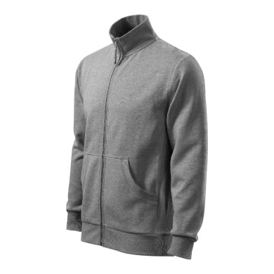 Sweatshirt homme Adventure 407 - gris chiné foncé
