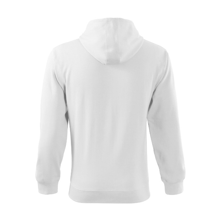 Sweatshirt homme Trendy Zipper 410 - blanc