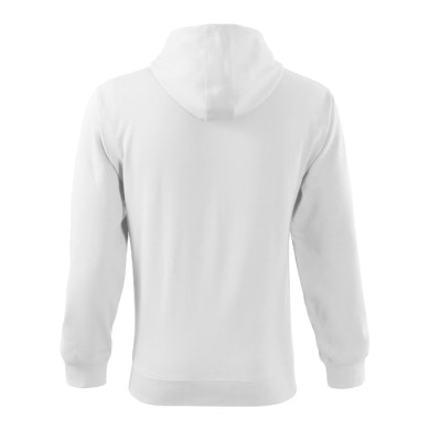 Sweatshirt homme Trendy Zipper 410 - blanc