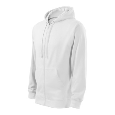 Sweatshirt homme Trendy Zipper 410 - blanc