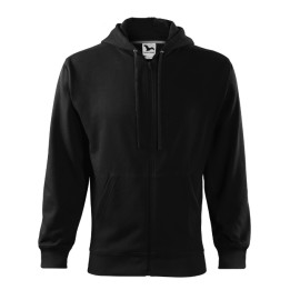 Sweatshirt homme Trendy Zipper 410 - noir