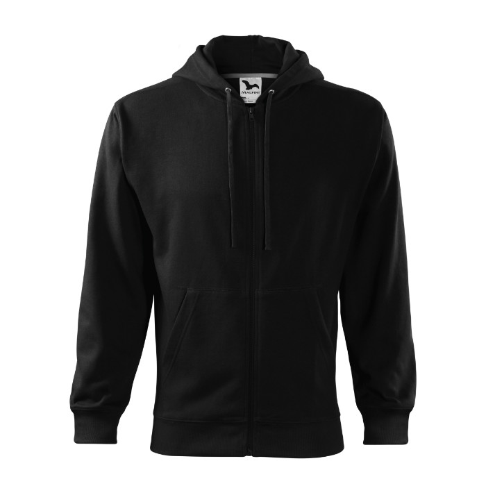 Sweatshirt homme Trendy Zipper 410 - noir
