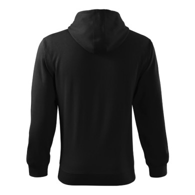 Sweatshirt homme Trendy Zipper 410 - noir