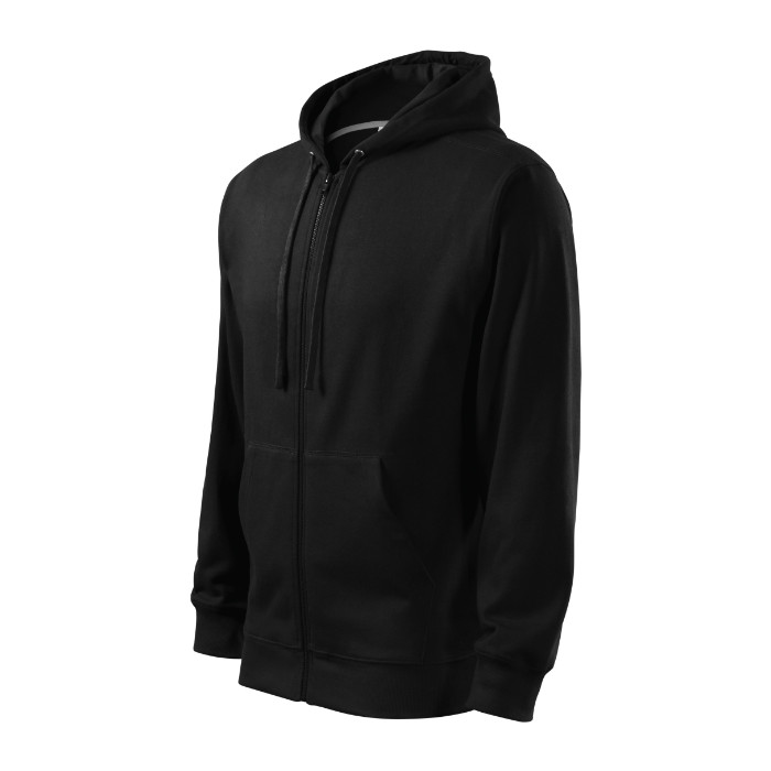 Sweatshirt homme Trendy Zipper 410 - noir