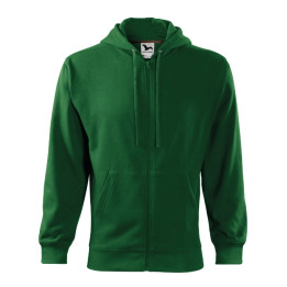Sweatshirt homme Trendy Zipper 410 - vert bouteille