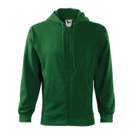 Sweatshirt homme Trendy Zipper 410 - vert bouteille