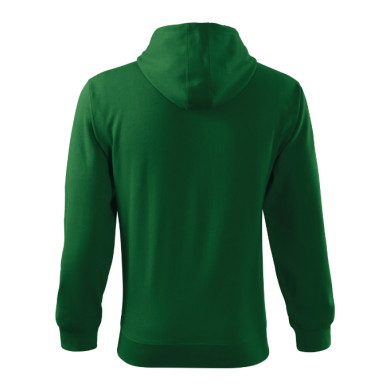 Sweatshirt homme Trendy Zipper 410 - vert bouteille