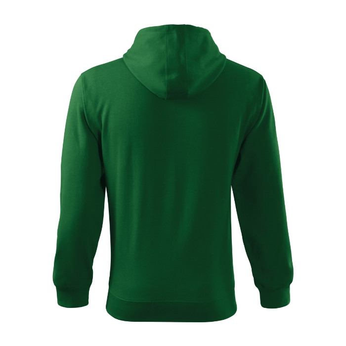 Sweatshirt homme Trendy Zipper 410 - vert bouteille