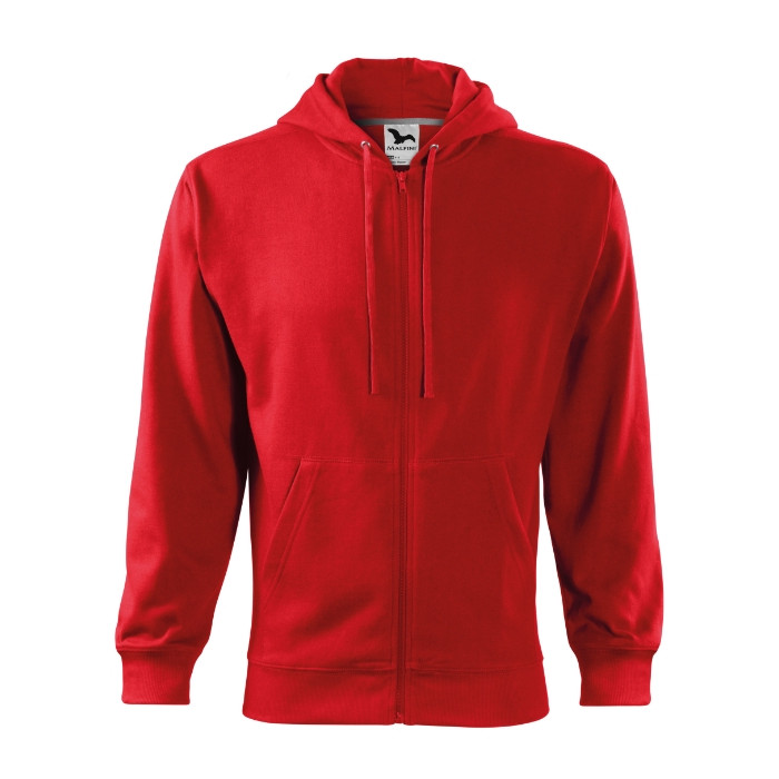 Sweatshirt homme Trendy Zipper 410 - rouge