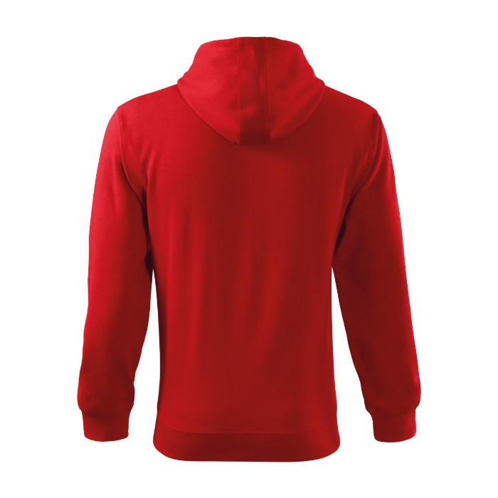 Sweatshirt homme Trendy Zipper 410 - rouge