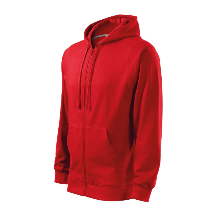 Sweatshirt homme Trendy Zipper 410 - rouge