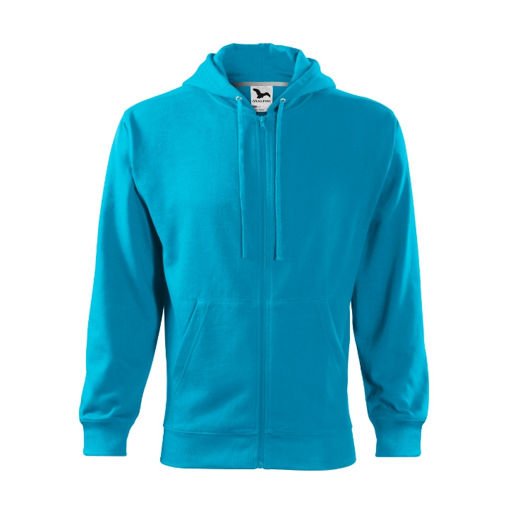 Sweatshirt homme Trendy Zipper 410 - turquoise
