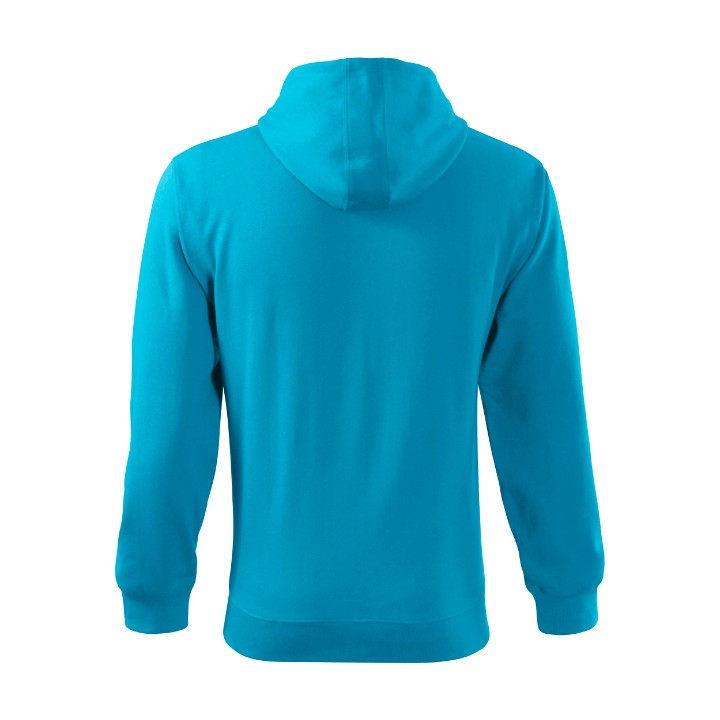 Sweatshirt homme Trendy Zipper 410 - turquoise
