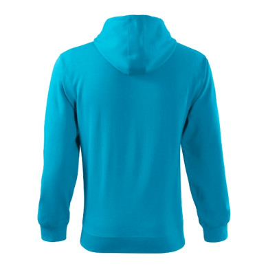 Sweatshirt homme Trendy Zipper 410 - turquoise