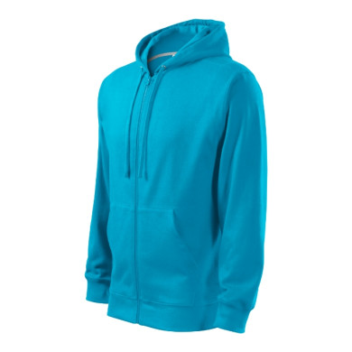 Sweatshirt homme Trendy Zipper 410 - turquoise