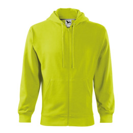 Sweatshirt homme Trendy Zipper 410 - lime