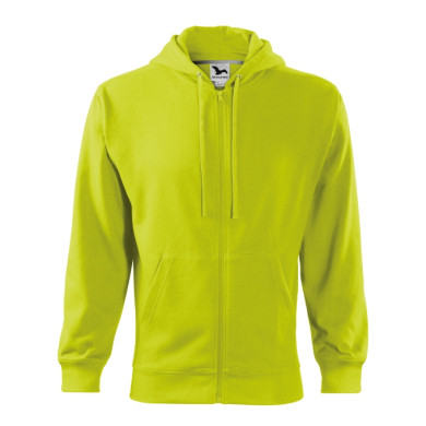 Sweatshirt homme Trendy Zipper 410 - lime