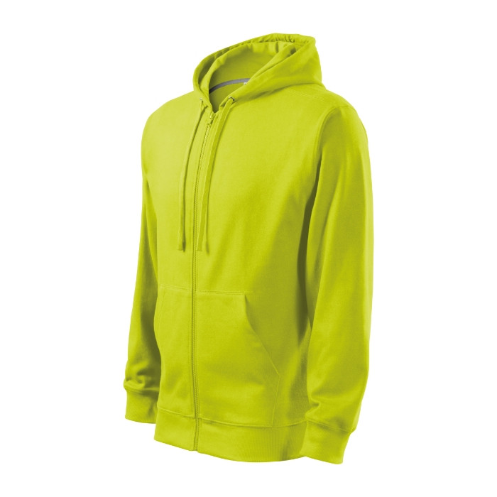 Sweatshirt homme Trendy Zipper 410 - lime