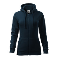 Sweatshirt femme Trendy Zipper 411 - bleu marine