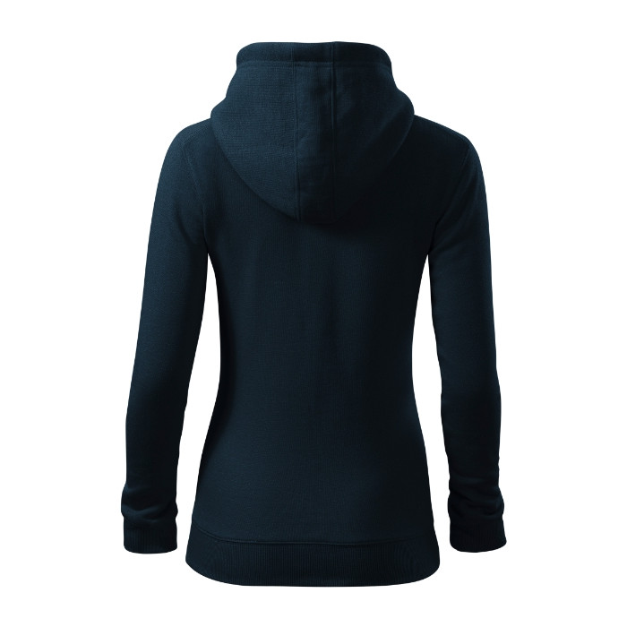 Sweatshirt femme Trendy Zipper 411 - bleu marine