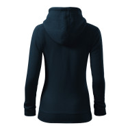 Sweatshirt femme Trendy Zipper 411 - bleu marine