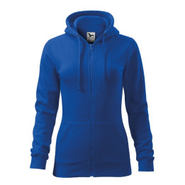 Sweatshirt femme Trendy Zipper 411 - bleu royal