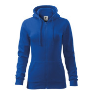 Sweatshirt femme Trendy Zipper 411 - bleu royal