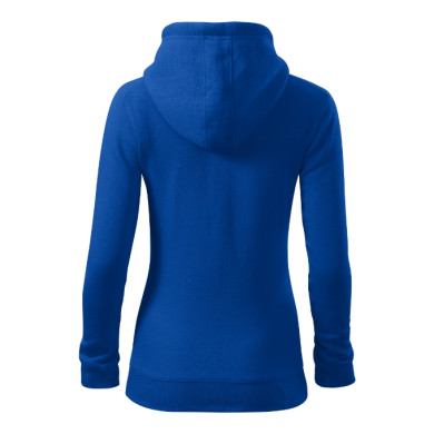 Sweatshirt femme Trendy Zipper 411 - bleu royal