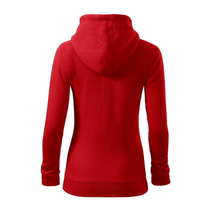 Sweatshirt femme Trendy Zipper 411 - rouge