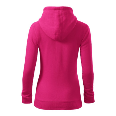 Sweatshirt femme Trendy Zipper 411 - magenta