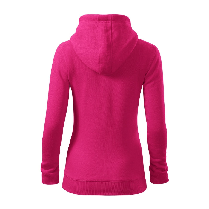 Sweatshirt femme Trendy Zipper 411 - magenta