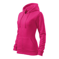 Sweatshirt femme Trendy Zipper 411 - magenta