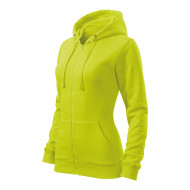 Sweatshirt femme Trendy Zipper 411 - lime