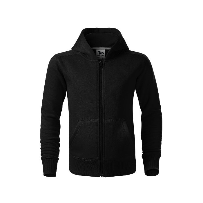 Sweatshirt enfant Trendy Zipper 412 - noir