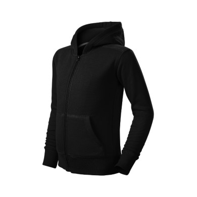 Sweatshirt enfant Trendy Zipper 412 - noir
