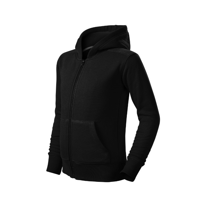 Sweatshirt enfant Trendy Zipper 412 - noir