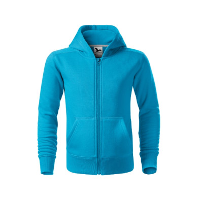 Sweatshirt enfant Trendy Zipper 412 - turquoise