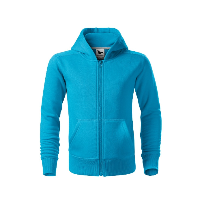 Sweatshirt enfant Trendy Zipper 412 - turquoise