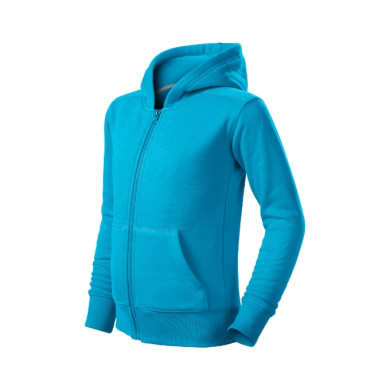 Sweatshirt enfant Trendy Zipper 412 - turquoise