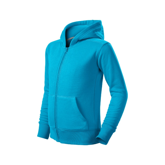 Sweatshirt enfant Trendy Zipper 412 - turquoise