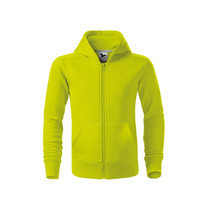 Sweatshirt enfant Trendy Zipper 412 - lime